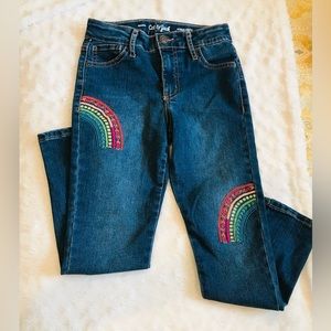 Cat & Jack rainbow jegging